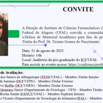 Apresentação e Defesa de Memorial Acadêmico para fins de promoção de Professor Titular do Prof. Dr. Ticiano Gomes do Nascimento