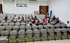 Feras 2023.2 recepcionados no auditório Vera Rocha