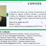 Apresentação e Defesa de Memorial Acadêmico para fins de promoção de Professor Titular do Prof. Dr. Luciano Aparecido Meireles Grillo