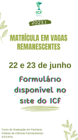 Matrícula em Vagas Remanescentes 2023.1