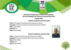 Planejamento e Rumos do Programa de Pós-Graduação em Ciências Farmacêuticas/UFAL