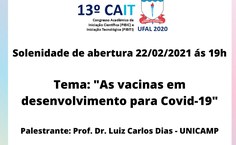 Divulgação de Solenidade de Abertura do 30º CAIC & 13º CAIT da UFAL